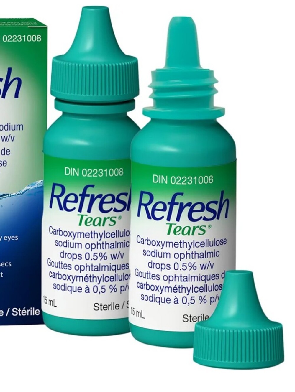 Refresh Tears - Ophthalmic Solution, 3 x 15 mL + 5 mL